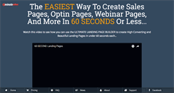 Desktop Screenshot of 1minutesites.com